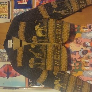 COPY - Vintage tapestry jacket! Safari! 1990s substitute teacher vibes!